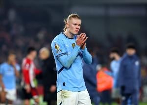 哈兰德加盟曼城4个赛季英超首轮皆破门，打进7球赛事历史第6多