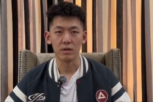 张陈治锋：会多和大哥们学习 努力完成杨鸣指导的战术安排图片